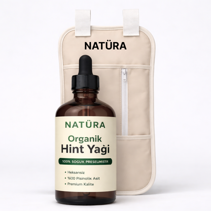 Natüra Saf Hint Yağı Kompresi —%100 Organik