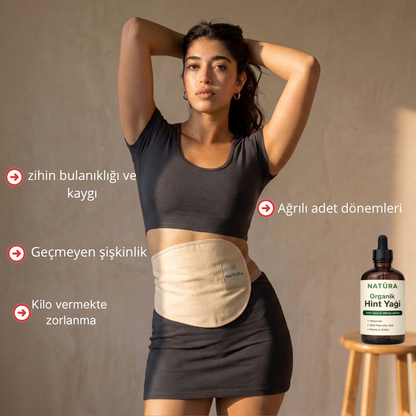 Natüra Saf Hint Yağı Kompresi