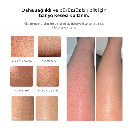 Peeling Eldiveni ve At Kılı Fırça
